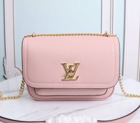 Louis Vuitton Lockme Chain PM Bag In Pink