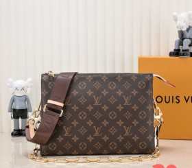 Louis Vuitton Monogram Canvas Coussin MM Handbag With Jacquard Strap