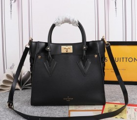 Louis Vuitton On My Side MM Tote In Black