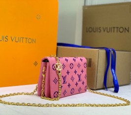 Louis Vuitton Coussin Pochette In Pink And Purple