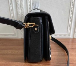 Louis Vuitton Bicolor Monogram Empreinte Metis Handbag In Black And Beige
