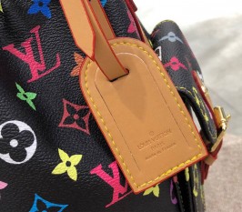 Louis Vuitton Black Murakami Petit Noe Bag