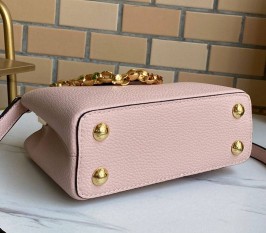 Louis Vuitton Capucines Mini Chain Bag In Pink