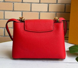 Louis Vuitton Capucines Mini Chain Bag In Red