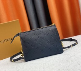 Louis Vuitton Coussin BB Bag In Black With Leather Strap