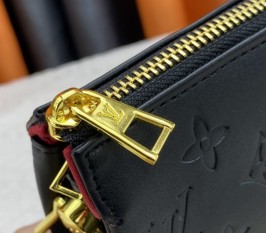 Louis Vuitton Coussin BB Bag In Black With Leather Strap