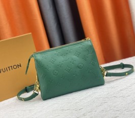 Louis Vuitton Coussin BB Bag In Emerald Green With Leather Strap