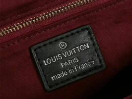 Louis Vuitton Damier Ebene Canvas Vavin PM Bag In Bordeaux Red