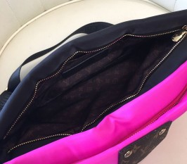 Louis Vuitton Econyl Regenerated Nylon Maxi Multi Pochette Accessoires In Black And Fuchsia