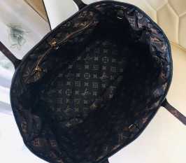 Louis Vuitton Econyl Regenerated Nylon Neverfull MM Tote In Black