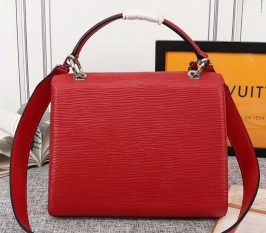 Louis Vuitton Epi Leather Grenelle MM Bag In Red