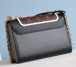 Louis Vuitton Epi Leather Twist MM Canvas Trompe loeil Braid Bag