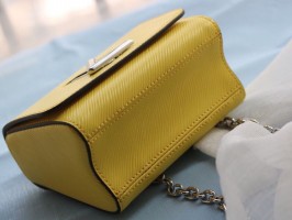 Louis Vuitton Epi Leather Twist Mini Bag In Acid Green