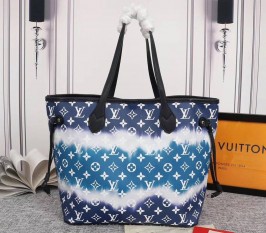 Louis Vuitton Escale Neverfull MM Tote In Blue