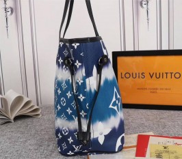 Louis Vuitton Escale Neverfull MM Tote In Blue