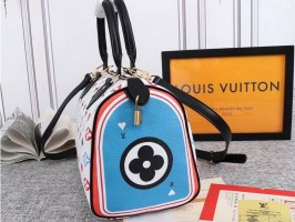 Louis Vuitton Game On Speedy Bandouliere 25 Handbag In White