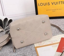 Louis Vuitton Mahina Bella Bag In Galet Gray