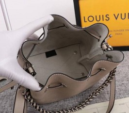 Louis Vuitton Mahina Bella Bag In Galet Gray