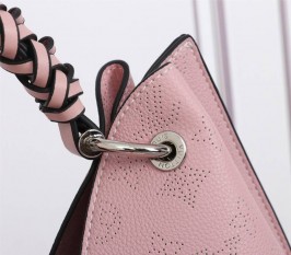 Louis Vuitton Mahina Carmel Hobo In Pink