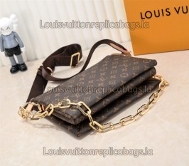 Louis Vuitton Monogram Canvas Coussin PM Handbag With Jacquard Strap