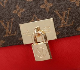 Louis Vuitton Monogram Canvas Marignan Bag In Coquelicot Red