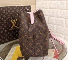 Louis Vuitton Monogram Canvas NeoNoe MM Bag In Rose Poudre