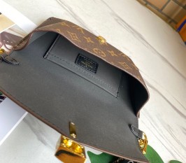 Louis Vuitton Monogram Canvas Padlock On Strap Bag In Black