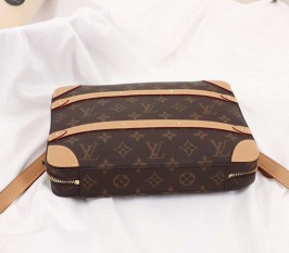 Louis Vuitton Monogram Canvas Soft Trunk Messenger PM Bag