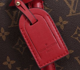 Louis Vuitton Monogram Canvas Soufflot BB Bag In Cerise Red