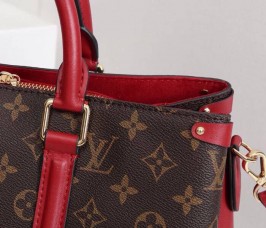 Louis Vuitton Monogram Canvas Soufflot MM Bag In Cerise Red