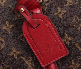 Louis Vuitton Monogram Canvas Soufflot MM Bag In Cerise Red