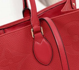 Louis Vuitton Monogram Empreinte Giant Onthego GM Tote In Red