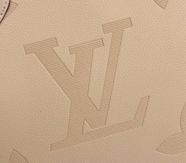 Louis Vuitton Monogram Empriente Giant Onthego MM Tote In Beige