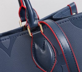 Louis Vuitton Monogram Empriente Giant Onthego MM Tote In Navy Blue