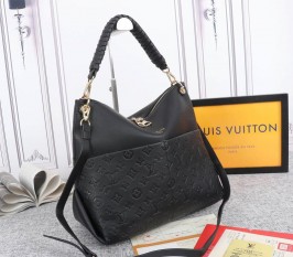 Louis Vuitton Monogram Empreinte Leather Maida Hobo In Black