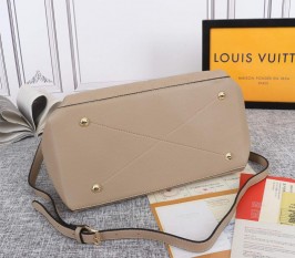 Louis Vuitton Monogram Empreinte Leather Maida Hobo In Tourterelle Gray