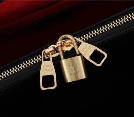 Louis Vuitton Monogram Empreinte Leather Montaigne MM Handbag In Black