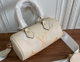 Louis Vuitton Bicolor Monogram Empreinte Metis Handbag In Cream Saffron