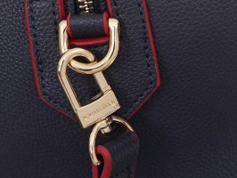 Louis Vuitton Monogram Empreinte Speedy Bandouliere 25 Handbag In Navy Blue