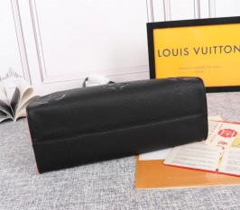 Louis Vuitton Monogram Empreinte Wild At Heart Onthego MM Tote In Black