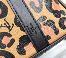 Louis Vuitton Monogram Empreinte Wild At Heart Speedy 25 Bandouliere Handbag In Black
