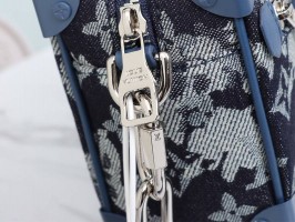 Louis Vuitton Monogram Tapestry Canvas Mini Soft Trunk Bag