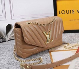 Louis Vuitton New Wave Chain Bag In Beige