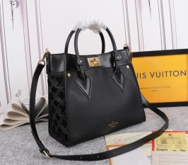 Louis Vuitton On My Side MM Tote In Black