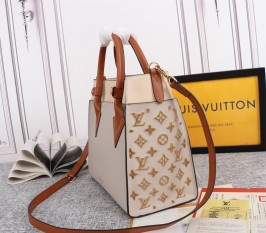 Louis Vuitton On My Side MM Tote In Galet Gray