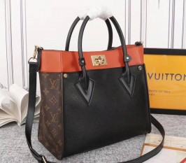Louis Vuitton On My Side Bag In Black