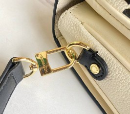 Louis Vuitton Spring 2022 Monogram Empreinte Pochette Metis Handbag In Cream