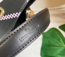 Louis Vuitton Spring 2022 Monogram Empreinte NeoNoe MM Bag In Black