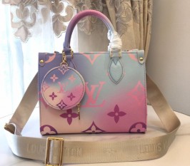 Louis Vuitton Spring 2022 Onthego PM Tote In Pastel Pink