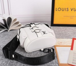 Louis Vuitton Taurillon Leather Christopher XS Backpack In White